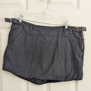 Free People |  Black Mini Skort | size 12